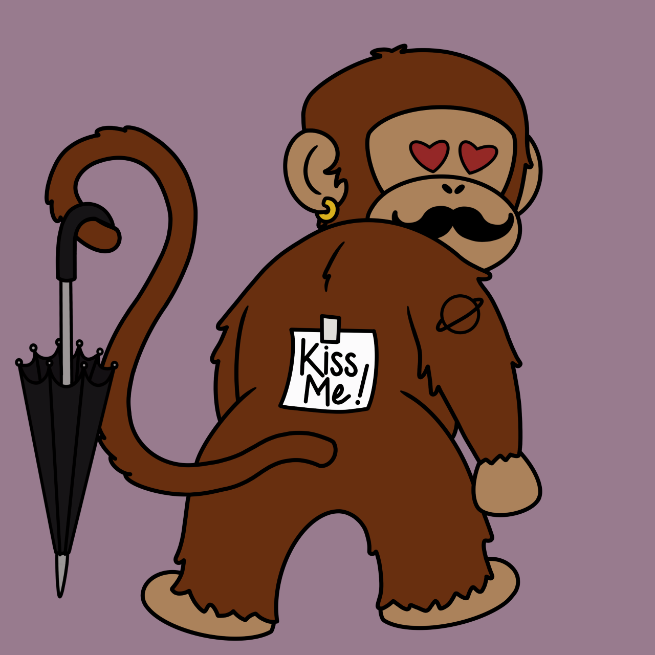 Kiss Me Monkey #5009