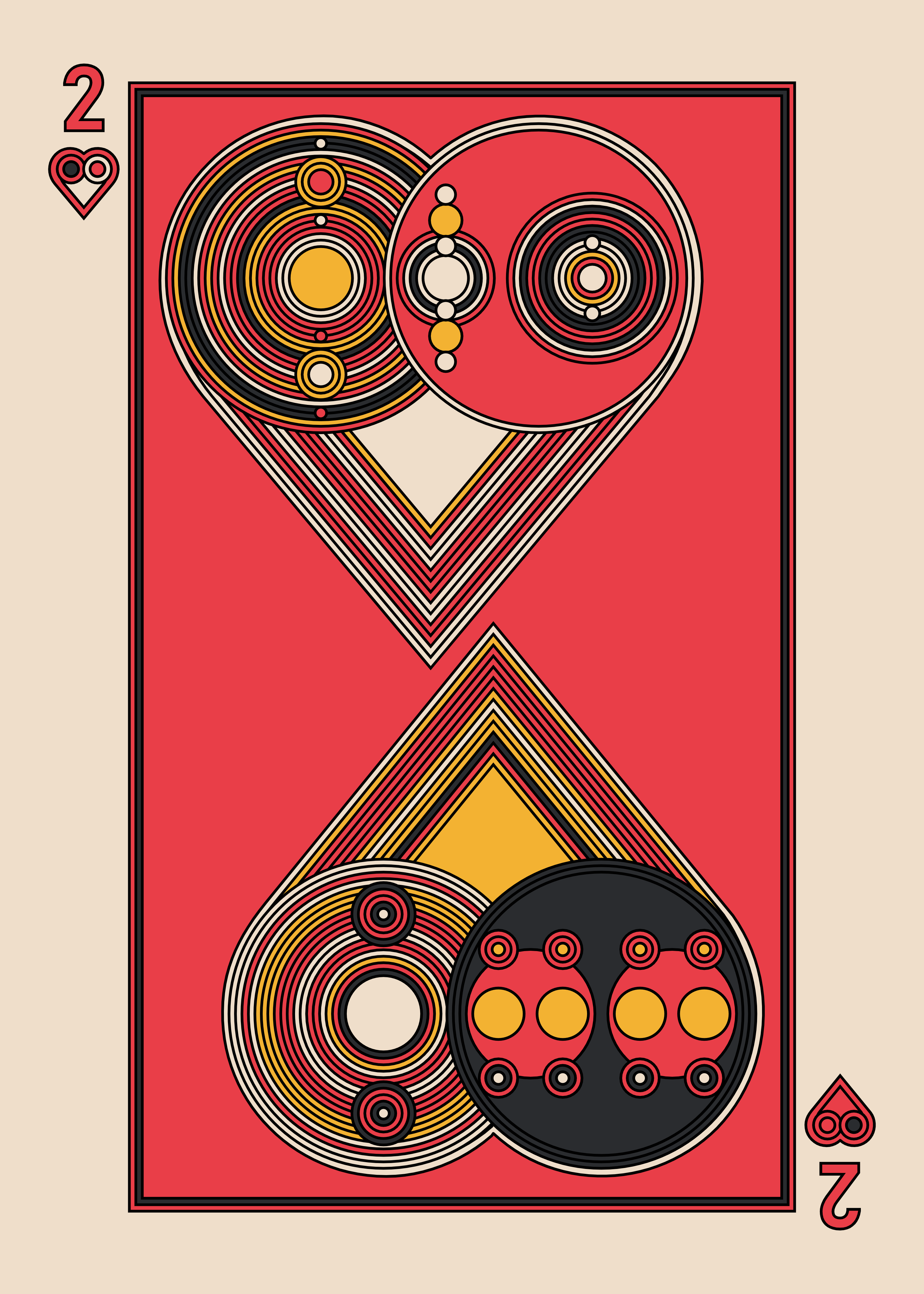 Two of Hearts Dark