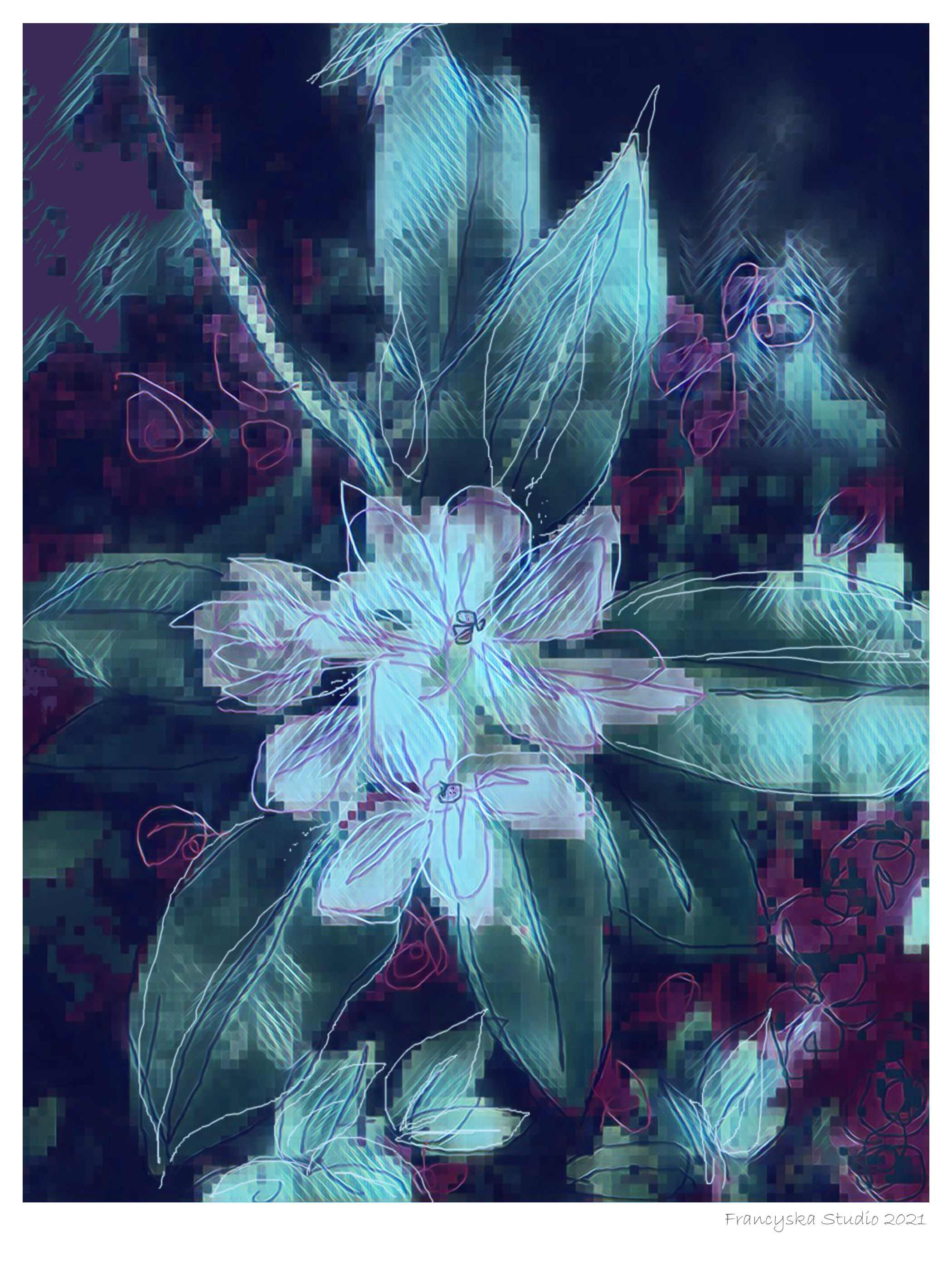 Metaverse Moon Flower No.2