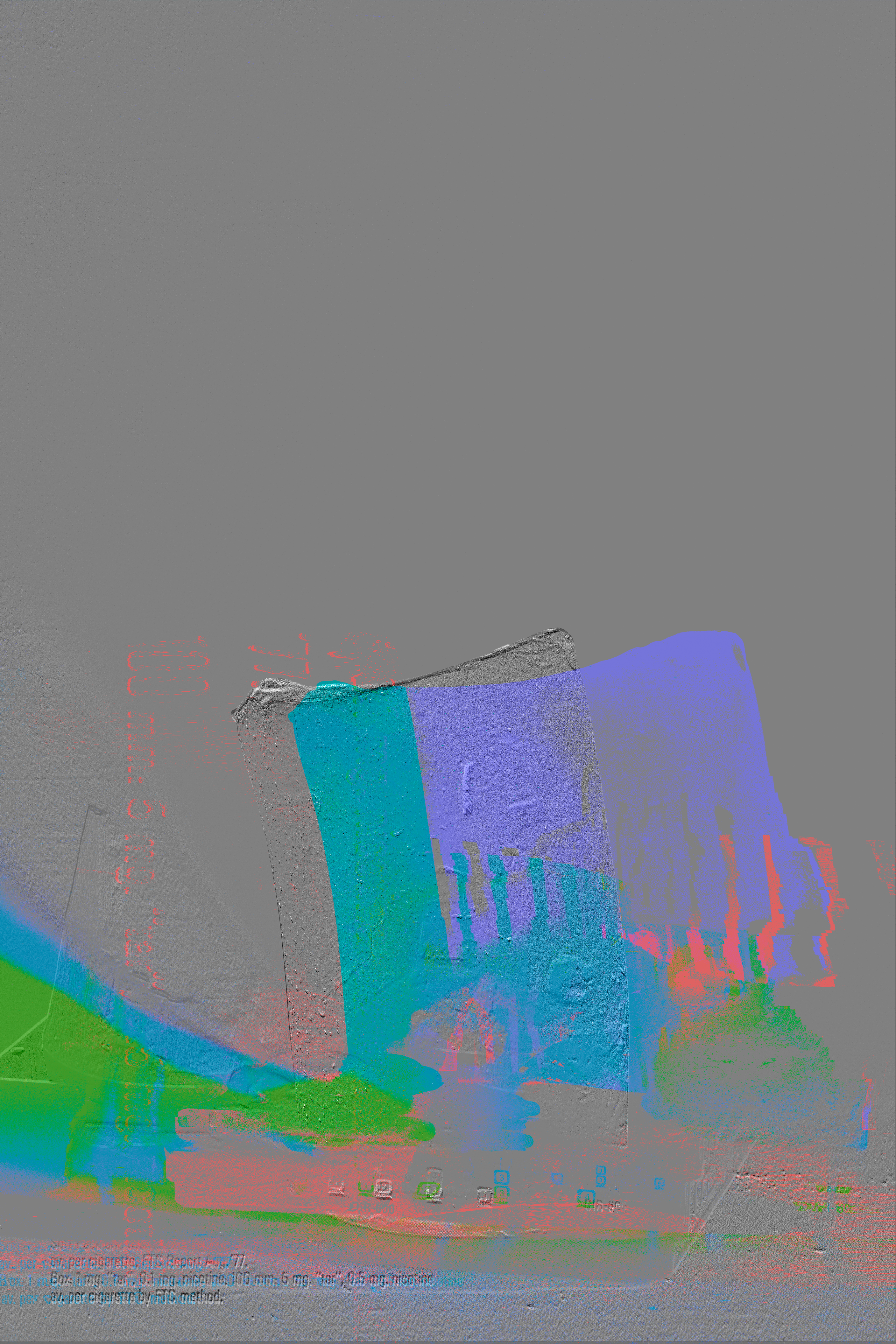 Gray Green Cyan Purple