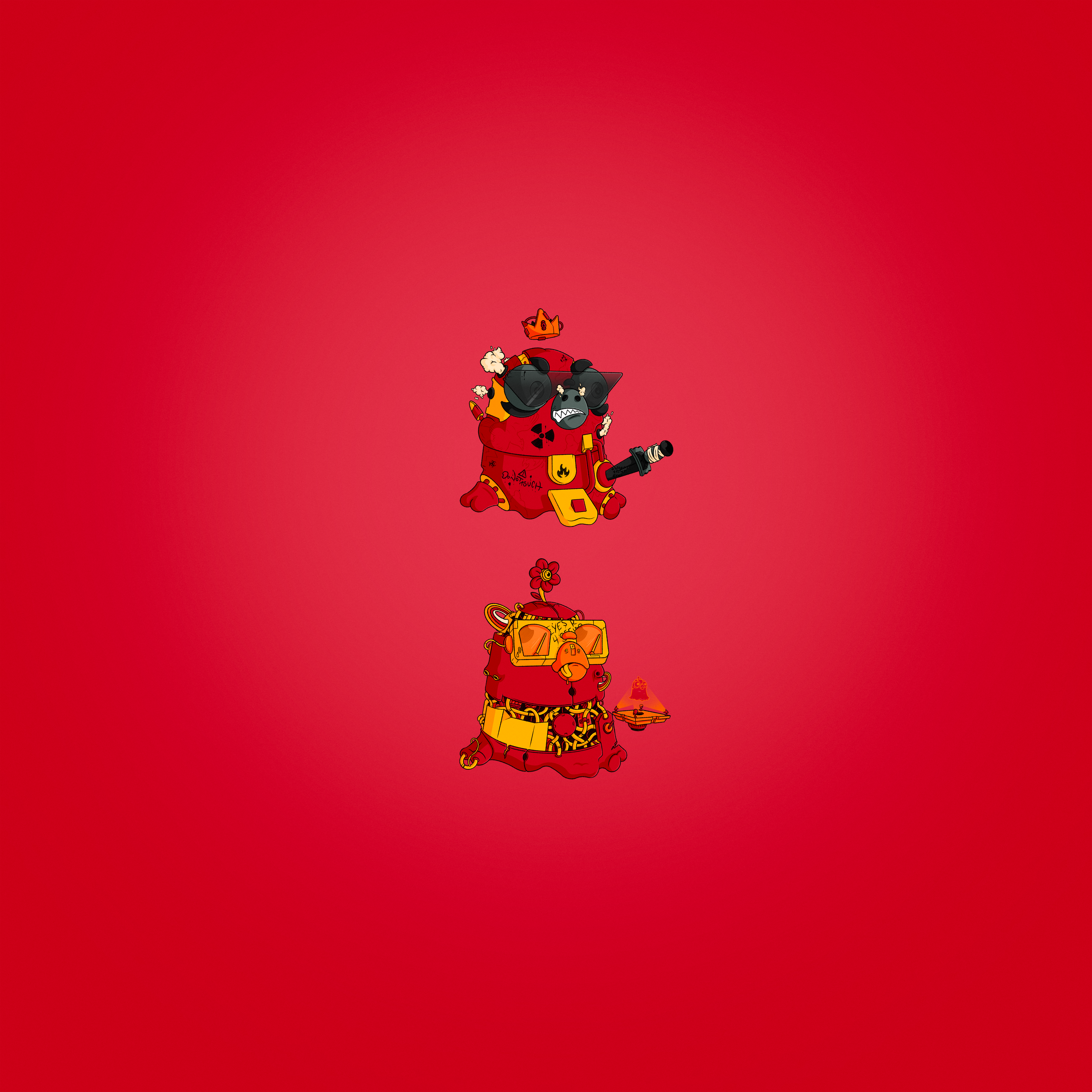 Squabble Heads: Red Plant
