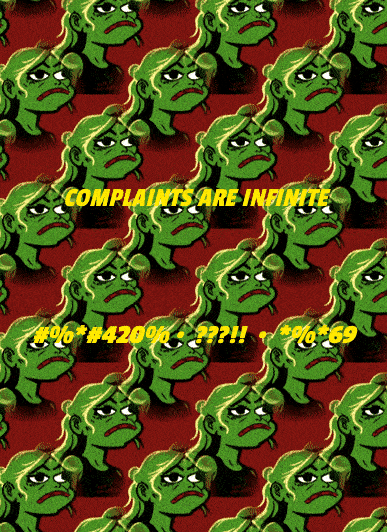 Complaints Are Infinite