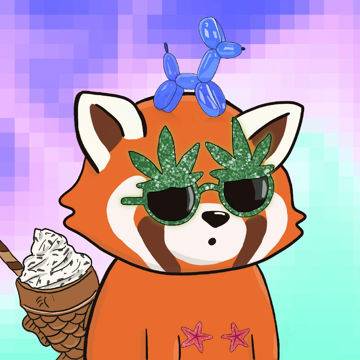 Okay Red Panda #7291