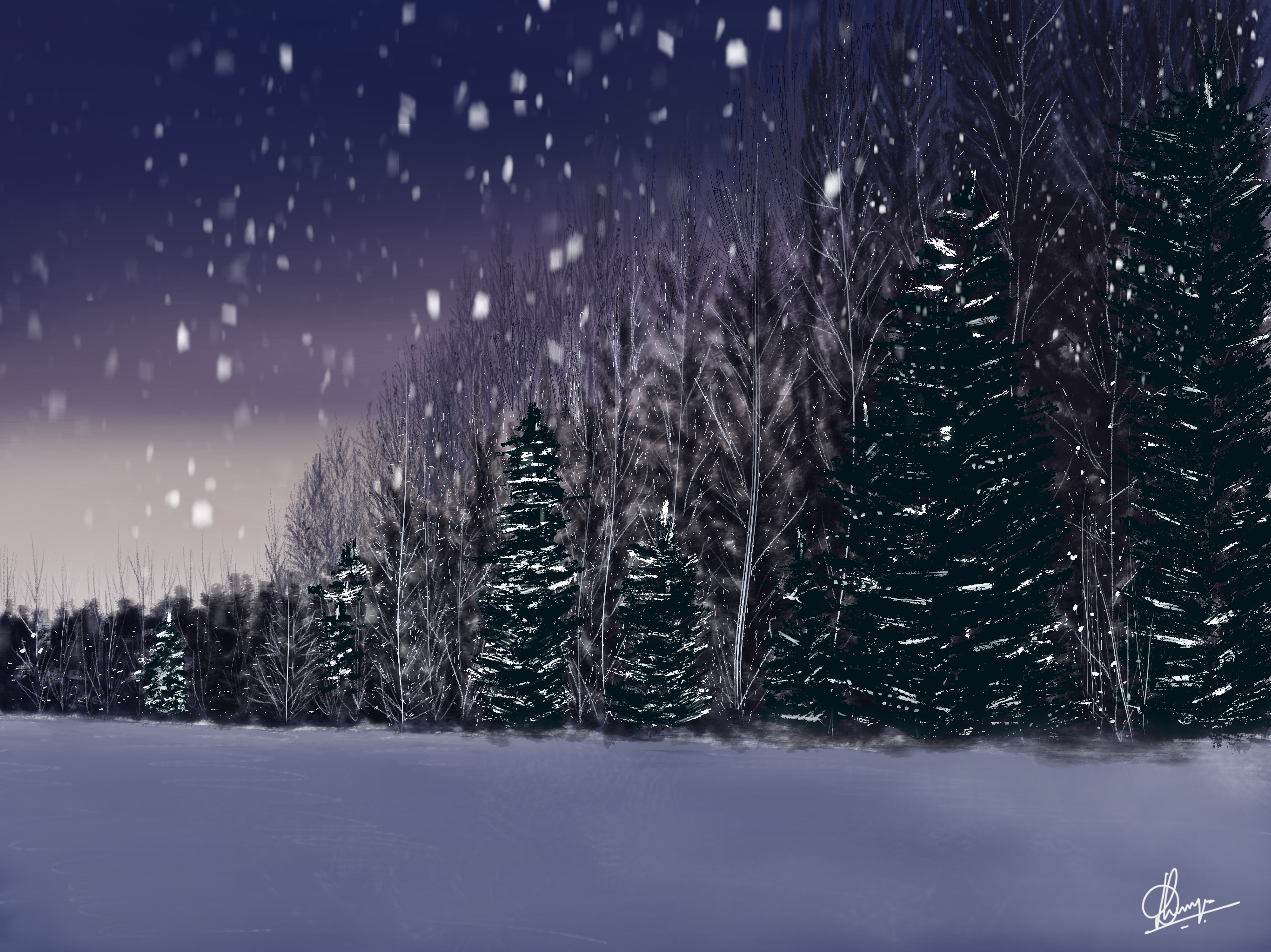 Stopping by Woods on a Snowy Evening