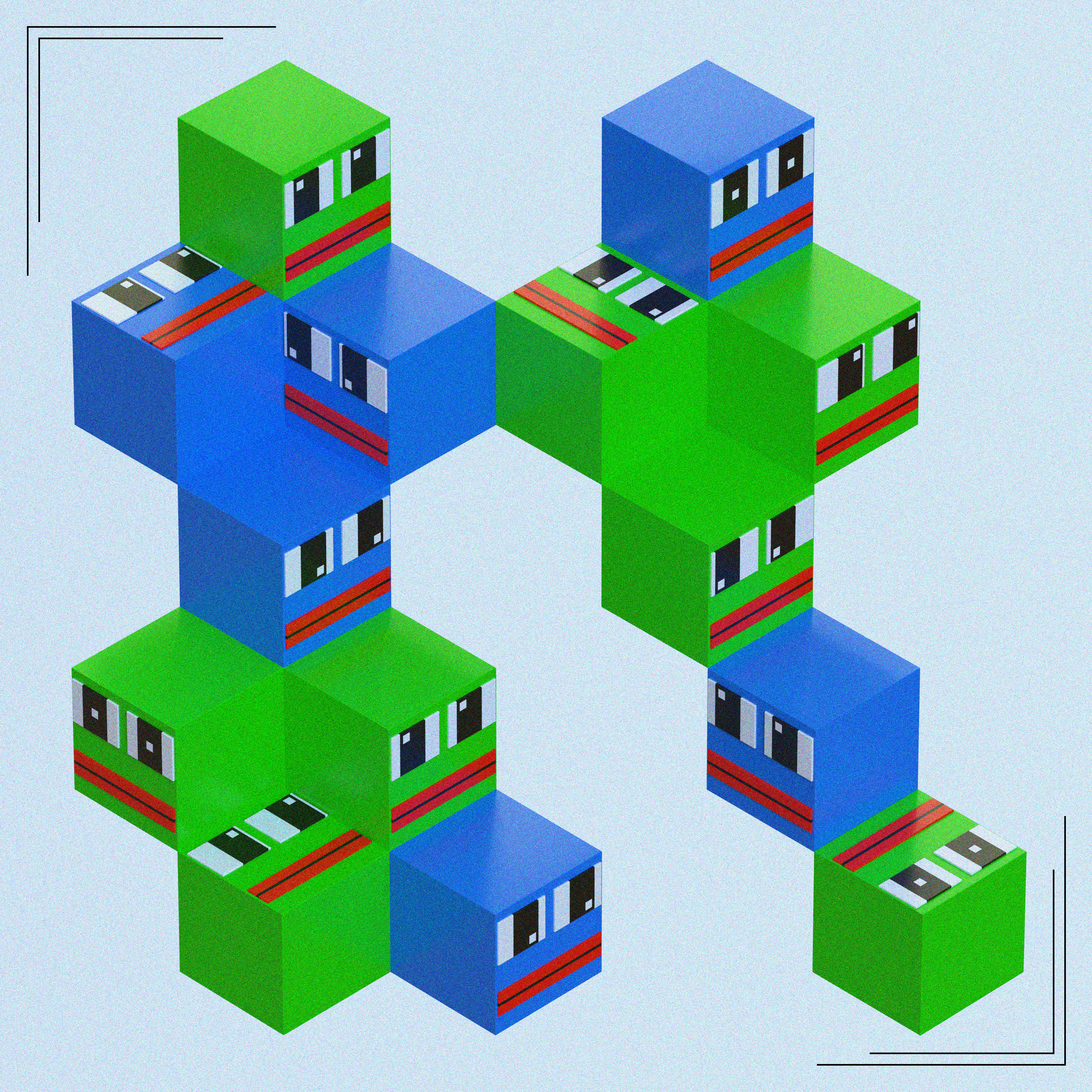 Isometric Pepe #4