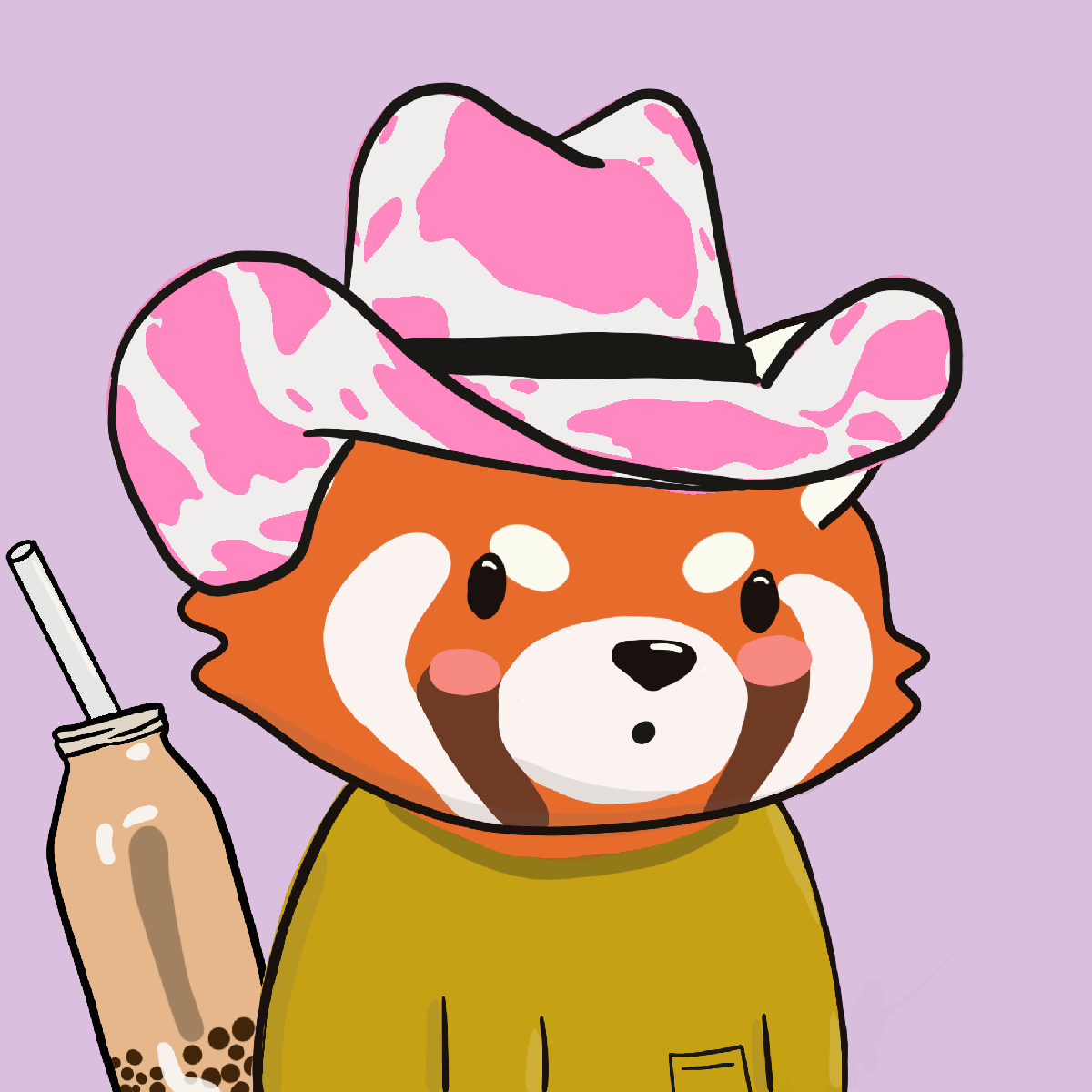Okay Red Panda #6766