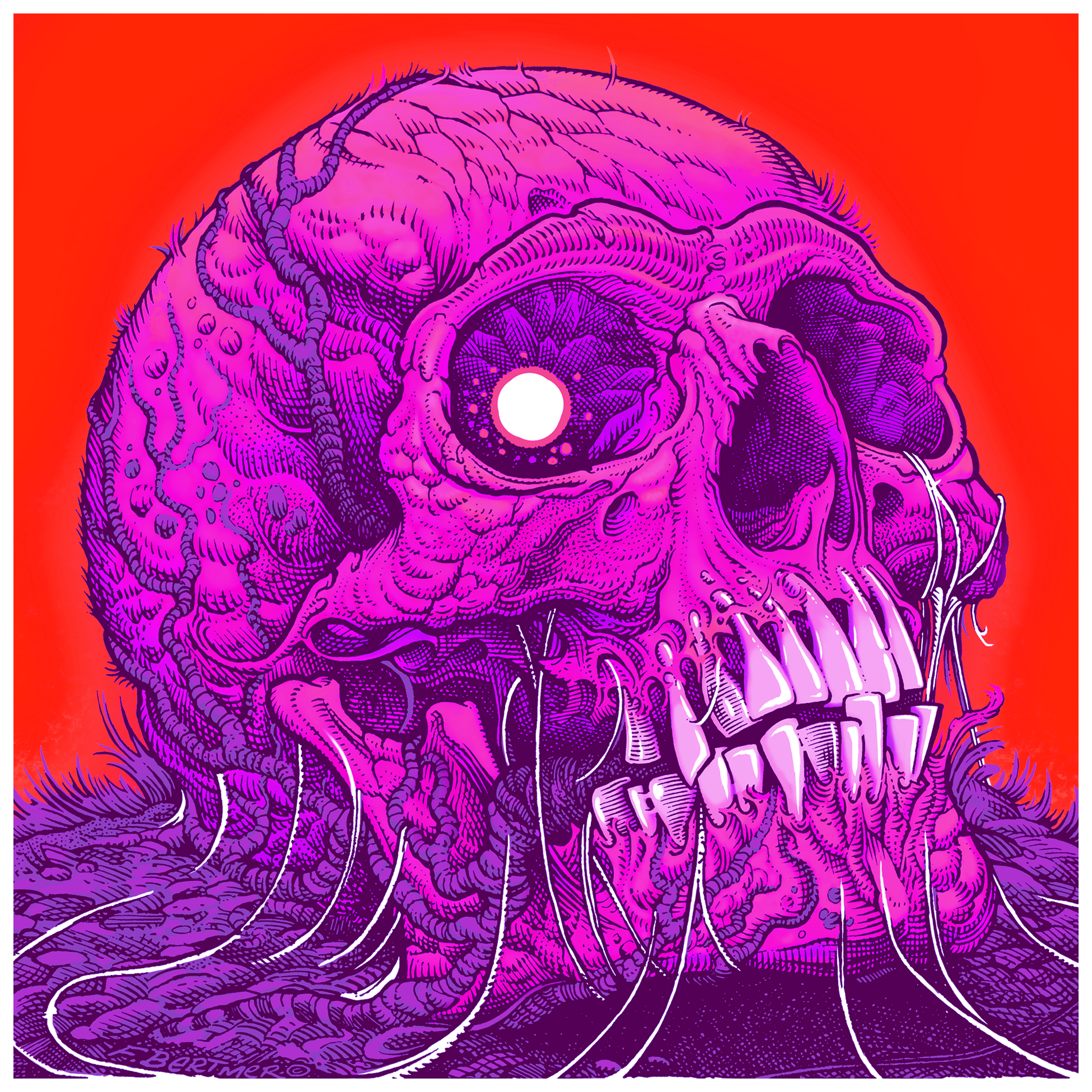 "Alcala" Skull 