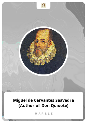Miguel de Cervantes Saavedra (Author of Don Quixote)