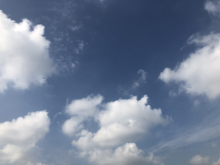 Beautiful sky in Japan