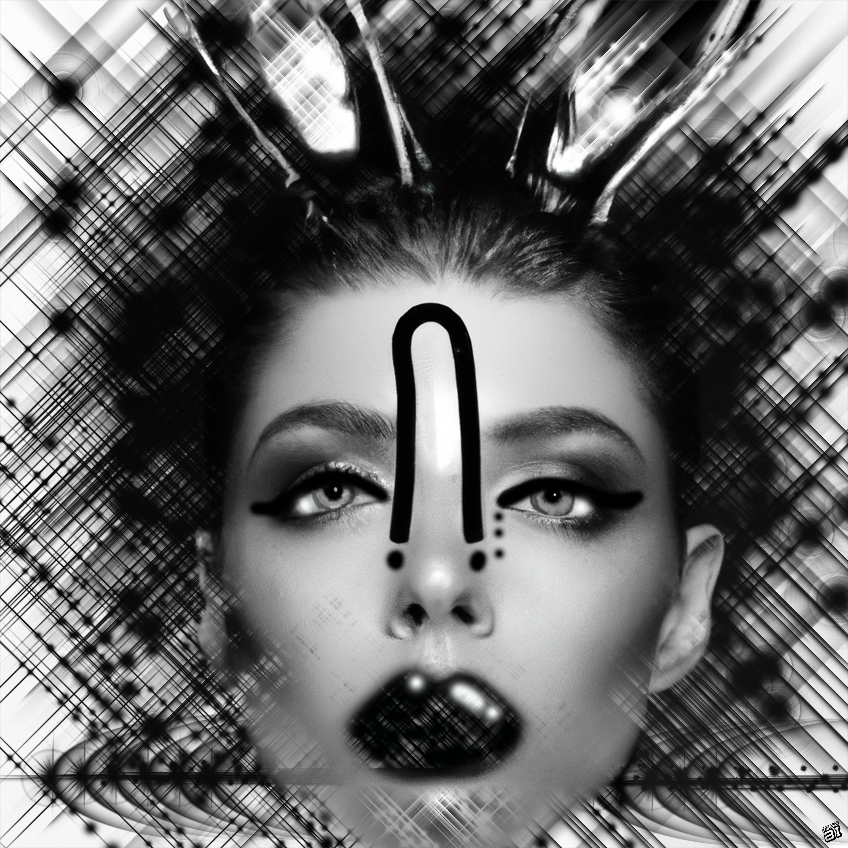 Ravena Glitterarrow — Miss AL Simpson, Scottish cryptoartist