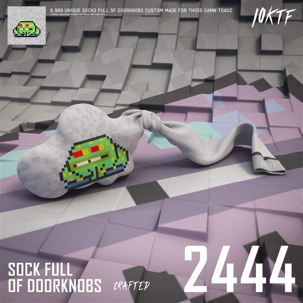 Toadz Sock Full of Doorknobs #2444