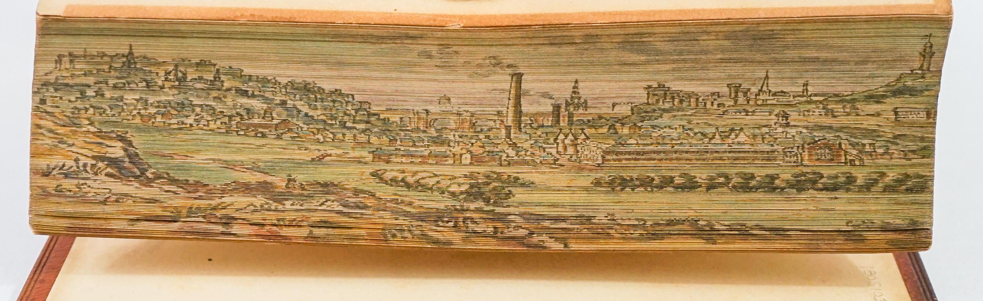 Lays of the Scottish Cavaliers; Fore-Edge Painting