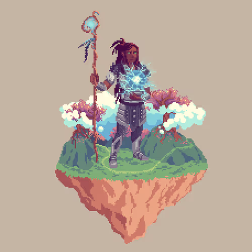 Valiant Human Lunomancy Oracle Wizard from The Glade