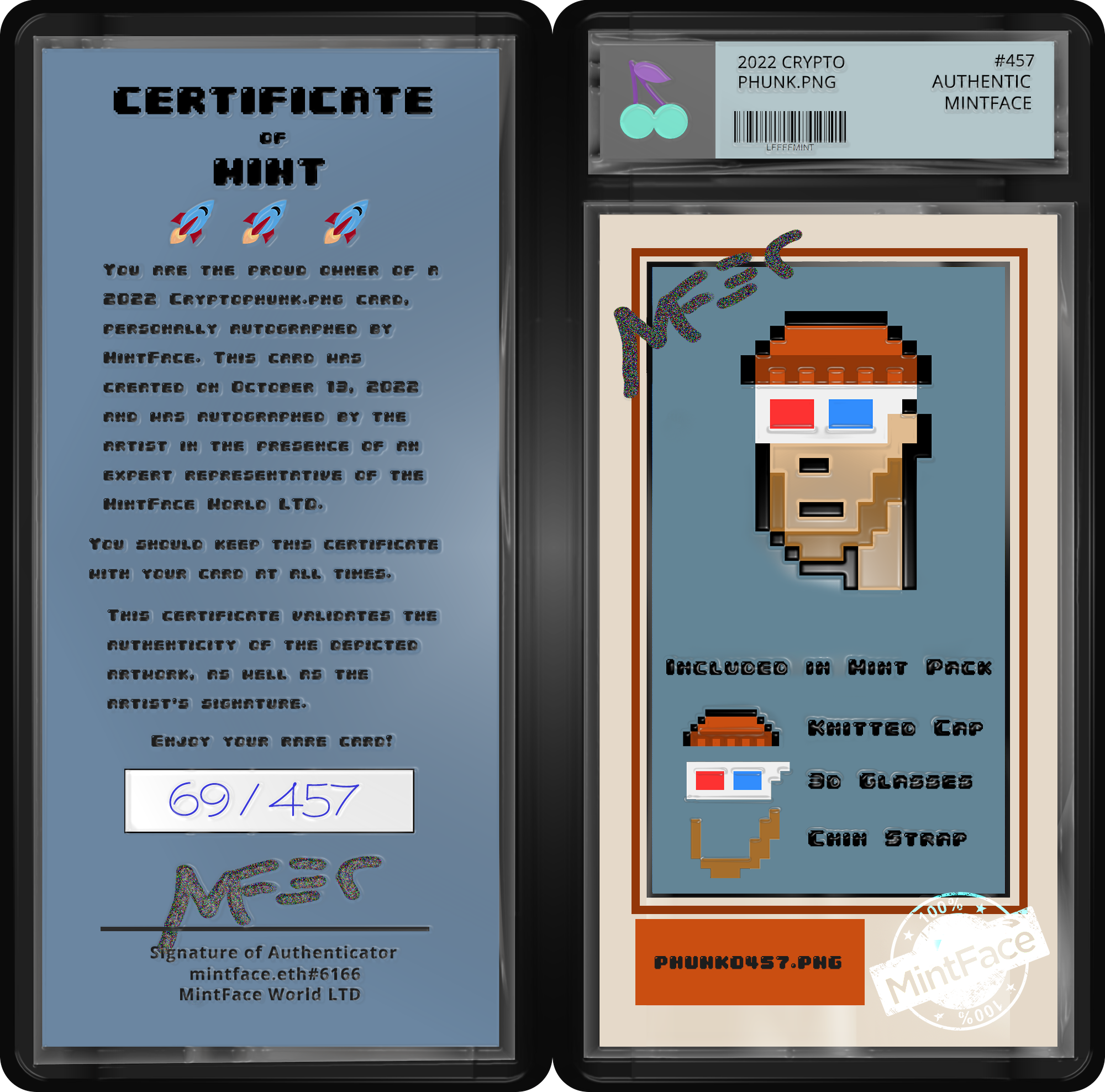 Certificate of Mint #5/457