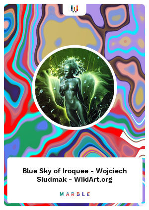 Blue Sky of Iroquee - Wojciech Siudmak - WikiArt.org
