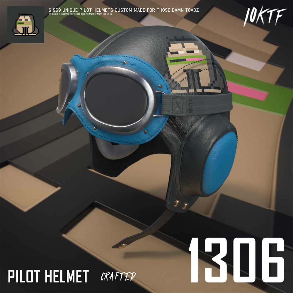 Toadz Pilot Helmet #1306