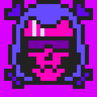 Hooded Cyber CryptoSkull #1557