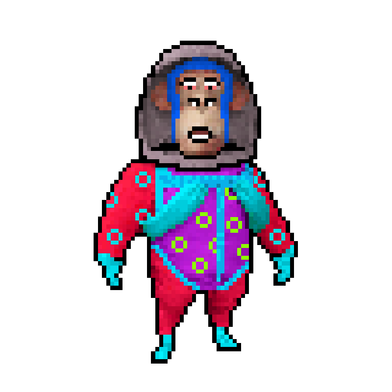 Pixel Radioactive Ape #244