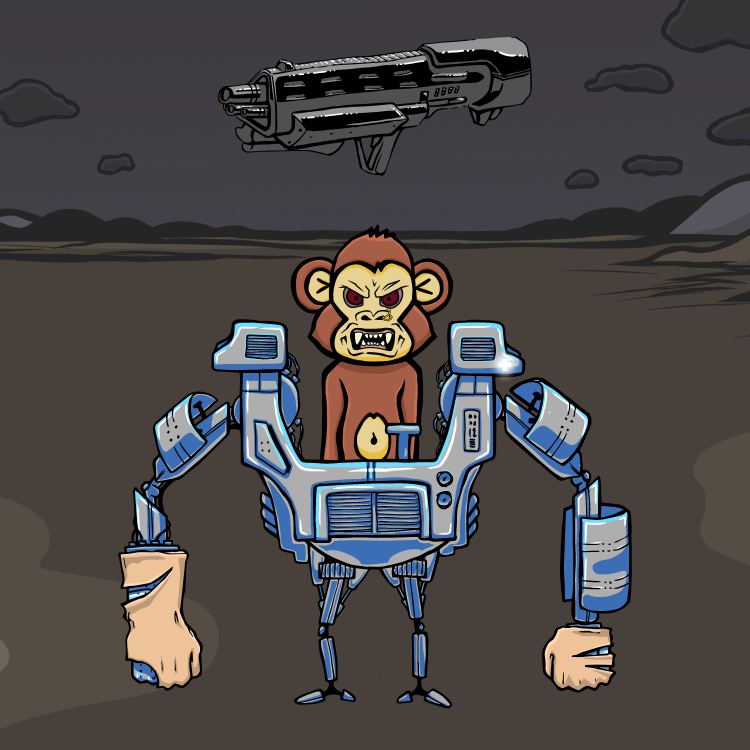 Mecha Monkey #9458