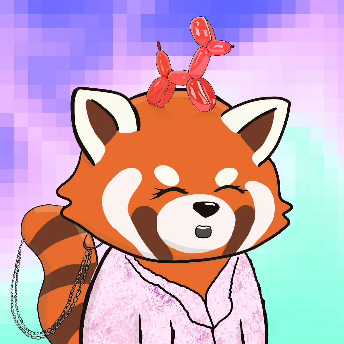 Okay Red Panda #6728