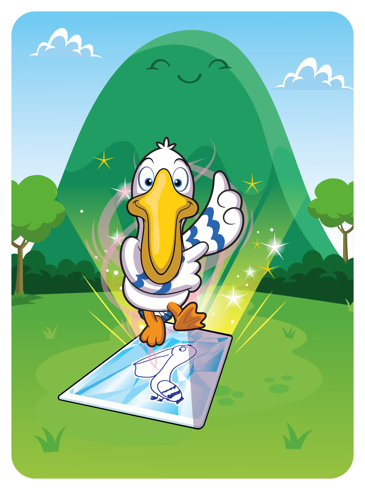 Peaceful Pelican #7053