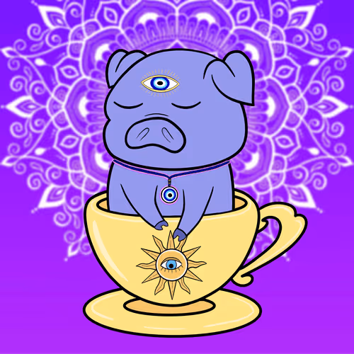 Lucky Teacup Piggy Club #1359
