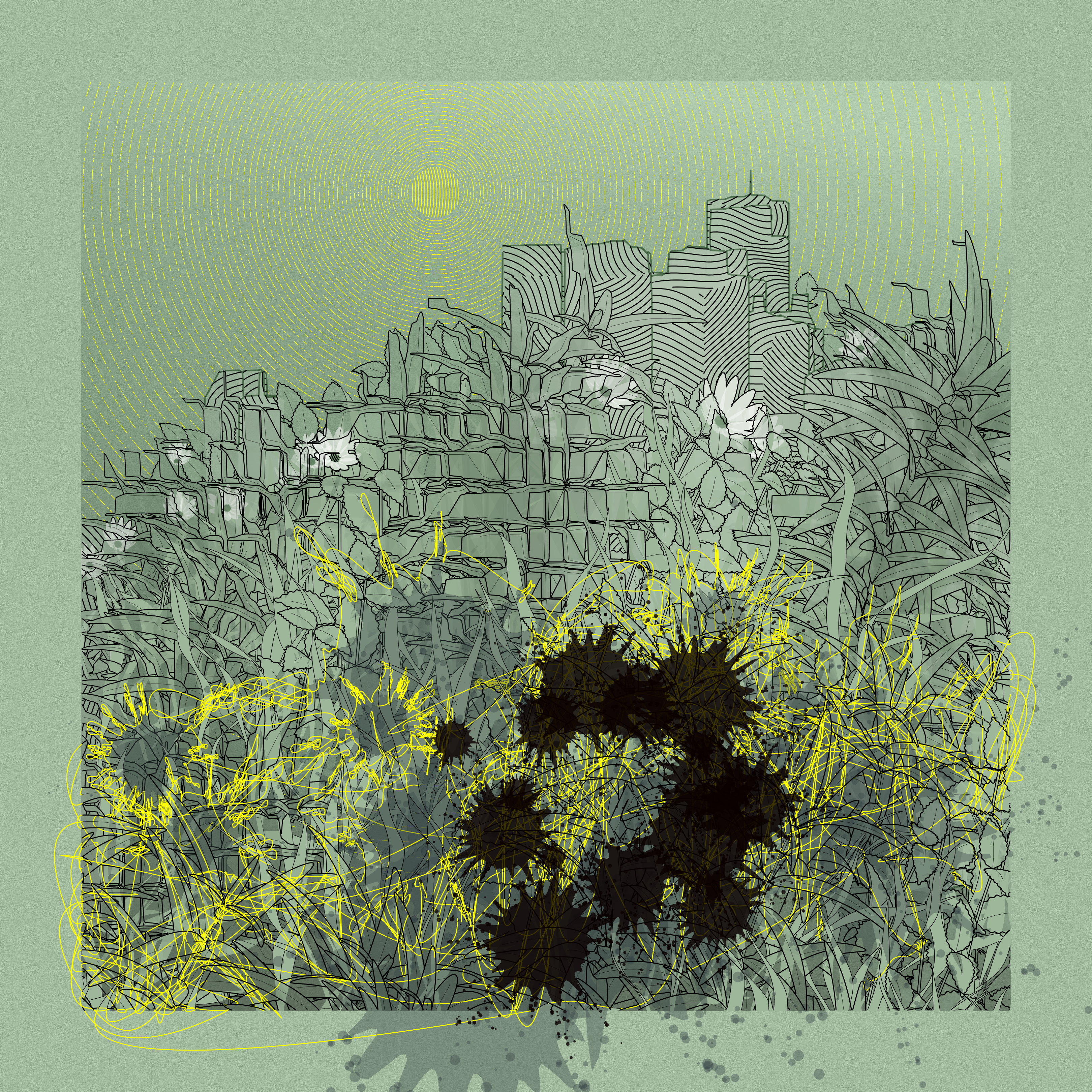 Landscape with Carbon Capture #3119