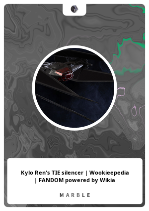 Kylo Ren's TIE silencer | Wookieepedia | FANDOM powered by Wikia