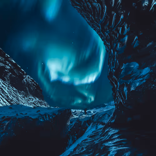 Ice Cave Aurora