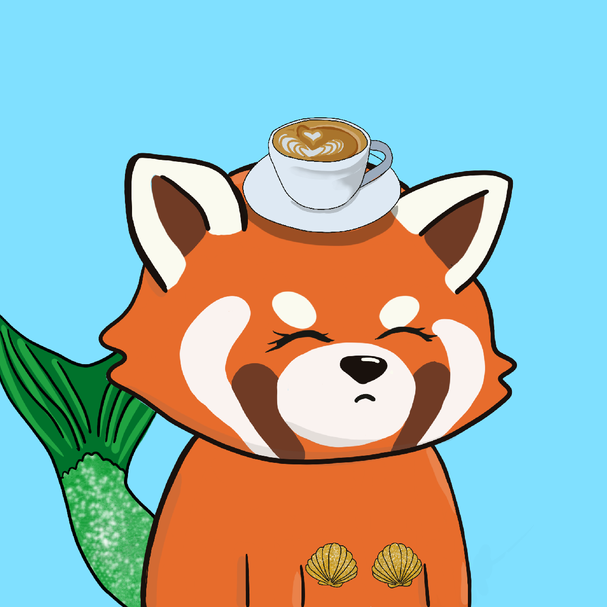 Okay Red Panda #7056