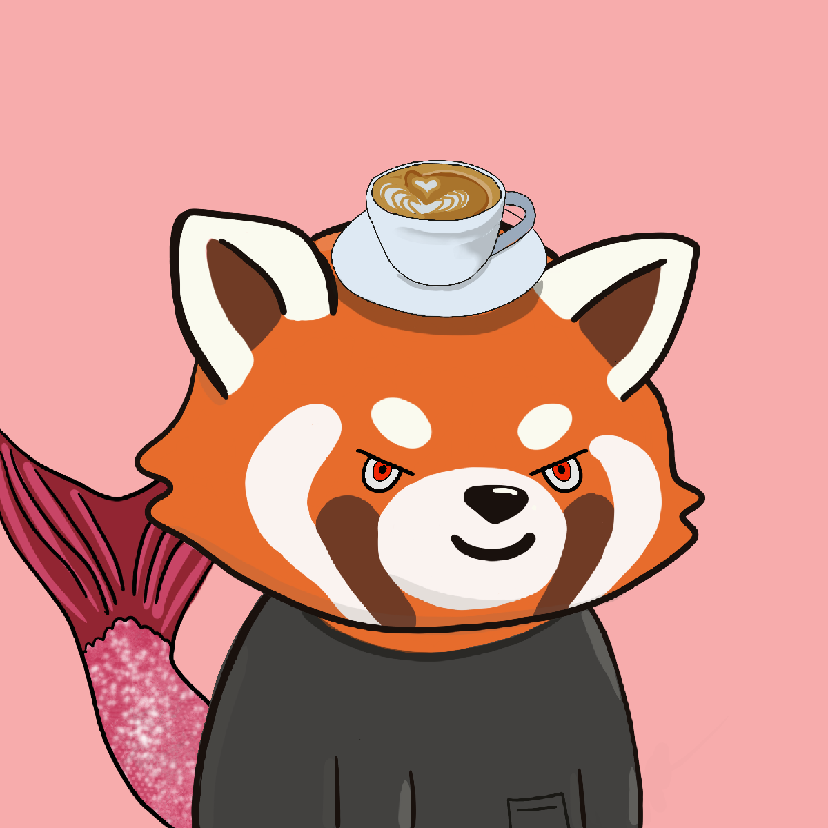Okay Red Panda #7145