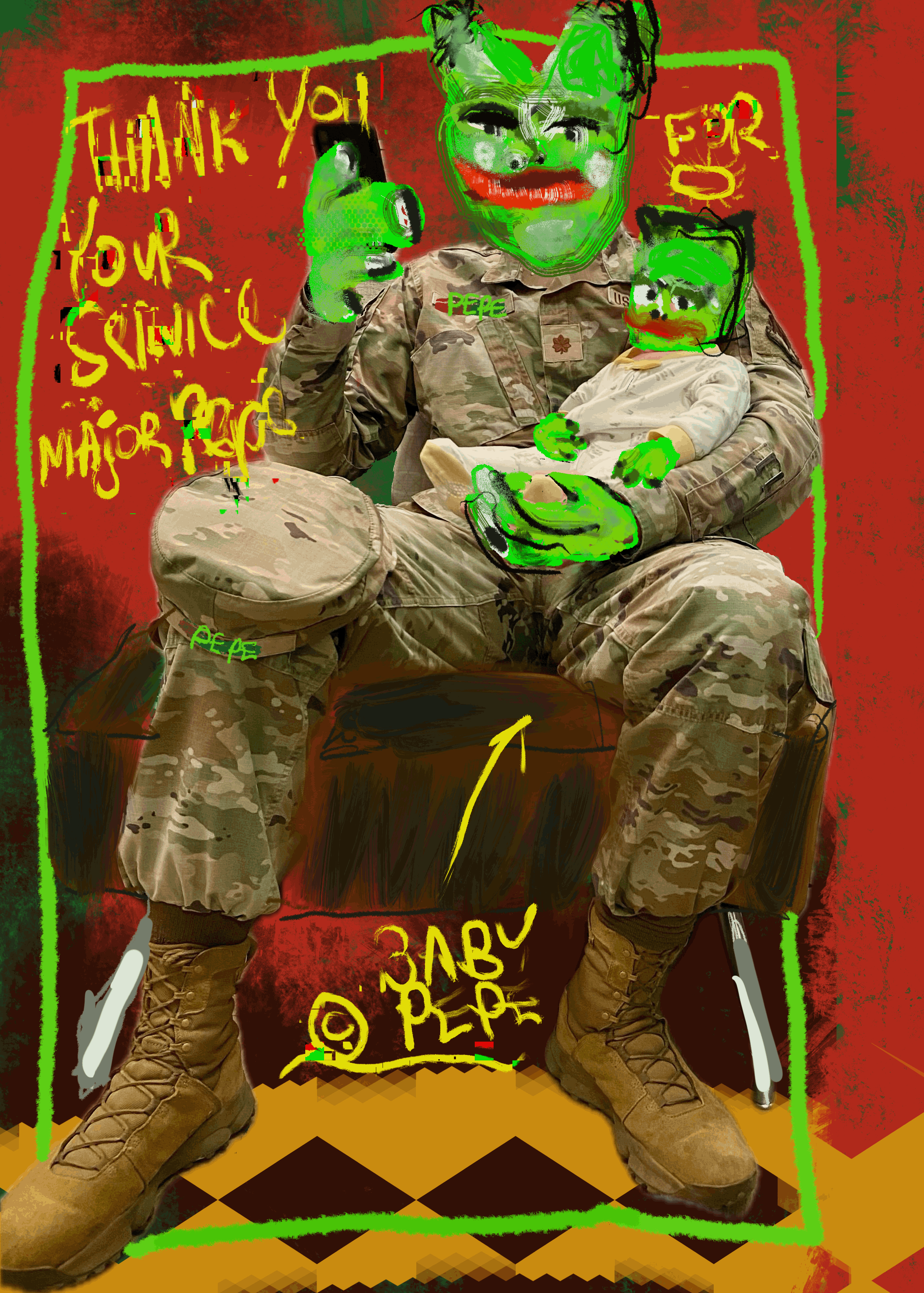 Thank You For Your Service Major Pepe