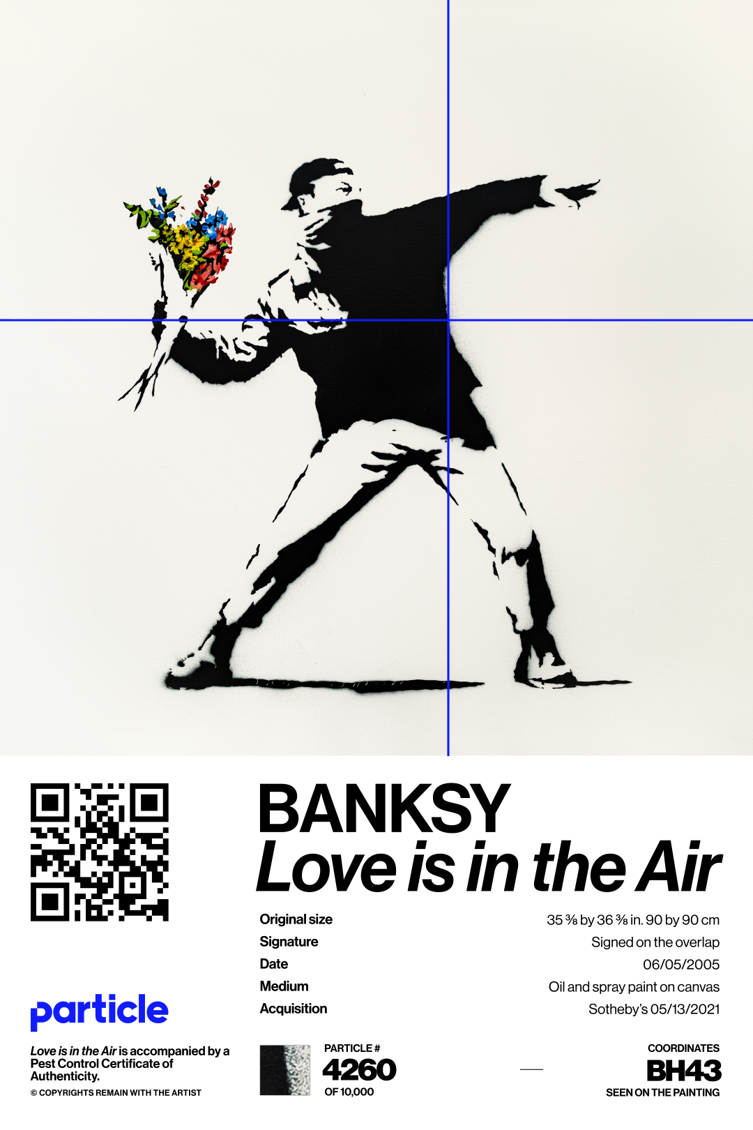 Banksy | Love Is In The Air #4260