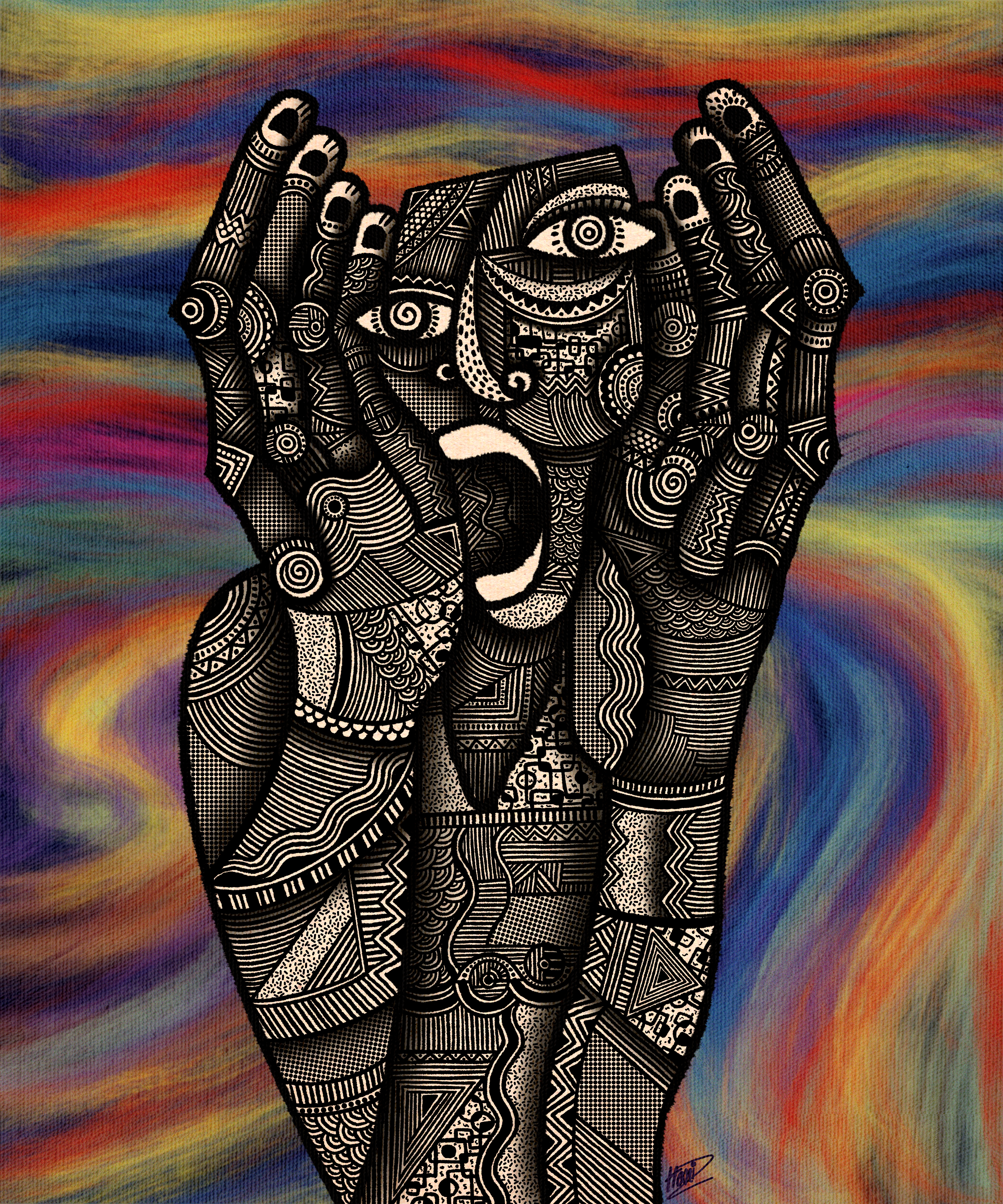 Colorful Scream