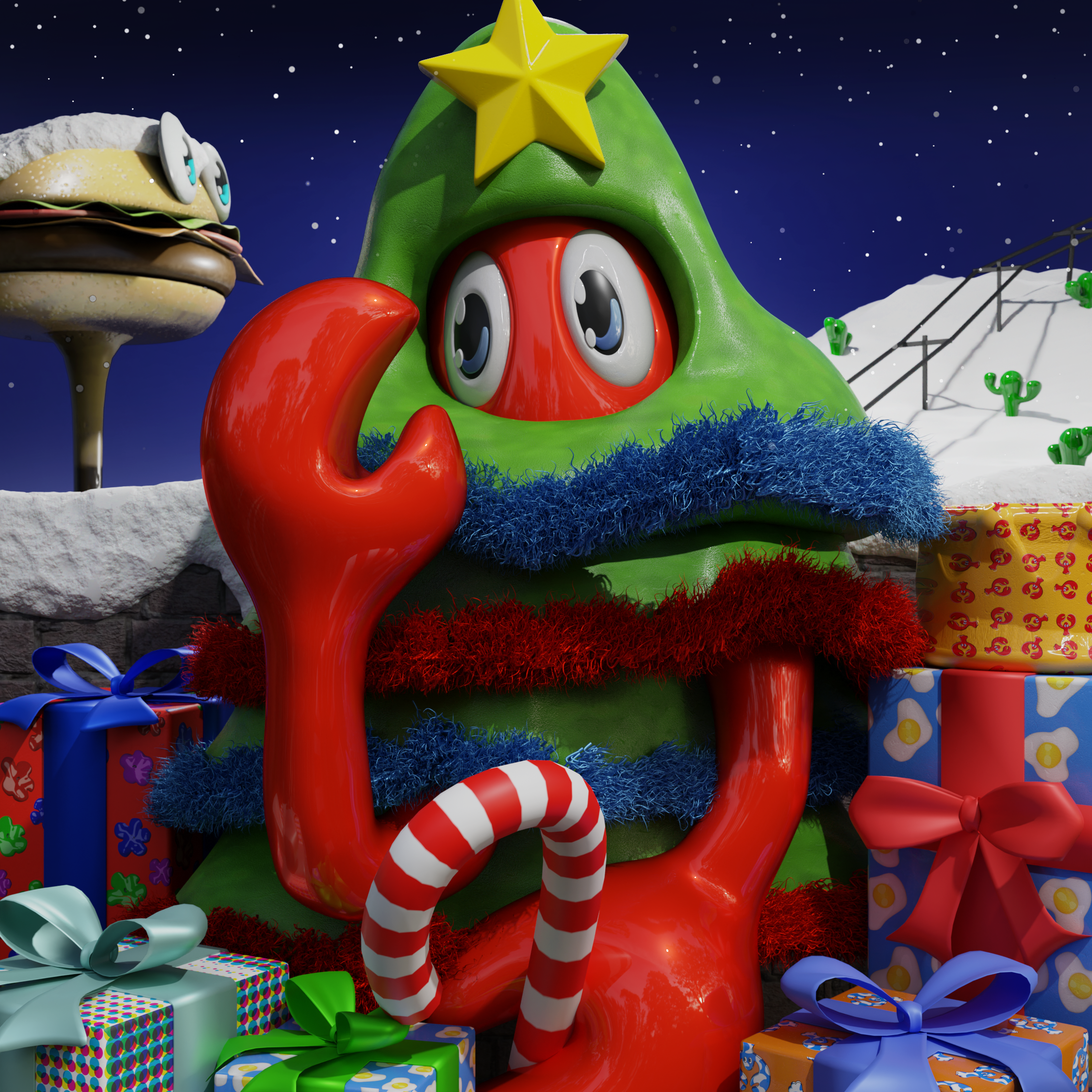 Happy Holidays Lobstar