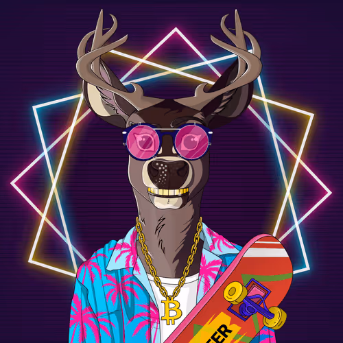 Retrowave deer #1757