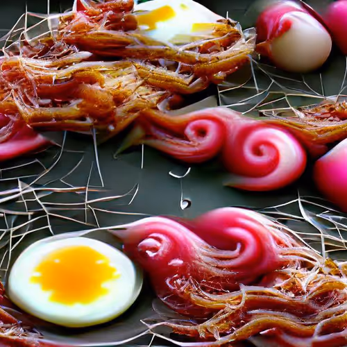 Make eggs every day, with shredded radish. Dip some bacon in the oil Party in your mouth! Sunn O)))