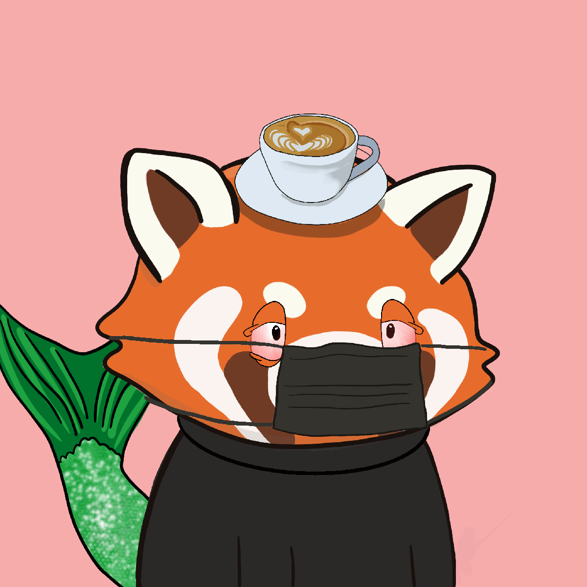Okay Red Panda #7240