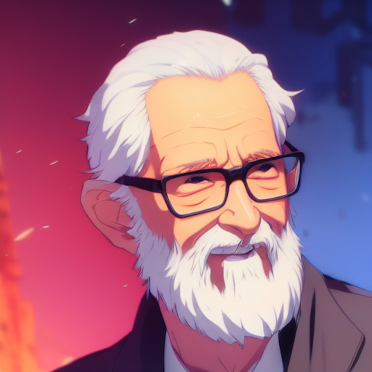 Old Men With White Beards #55