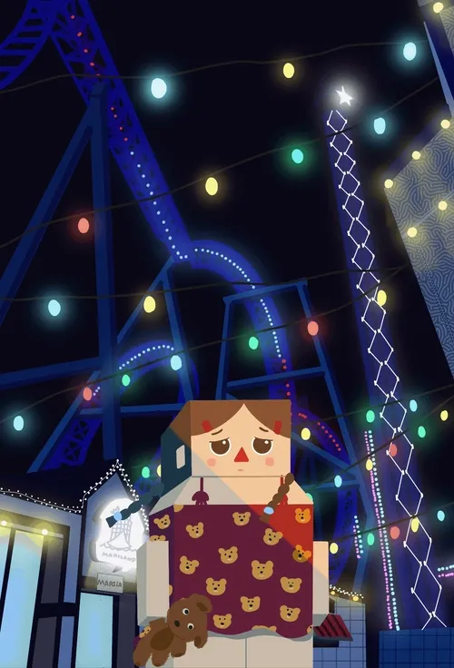 lonely on theme park