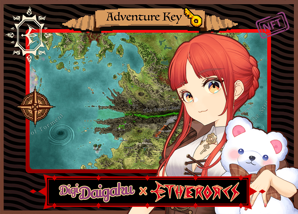DigiDaigaku #655 - Myungok | EtherOrcs Adventure Key (DigiDaigaku Genesis)