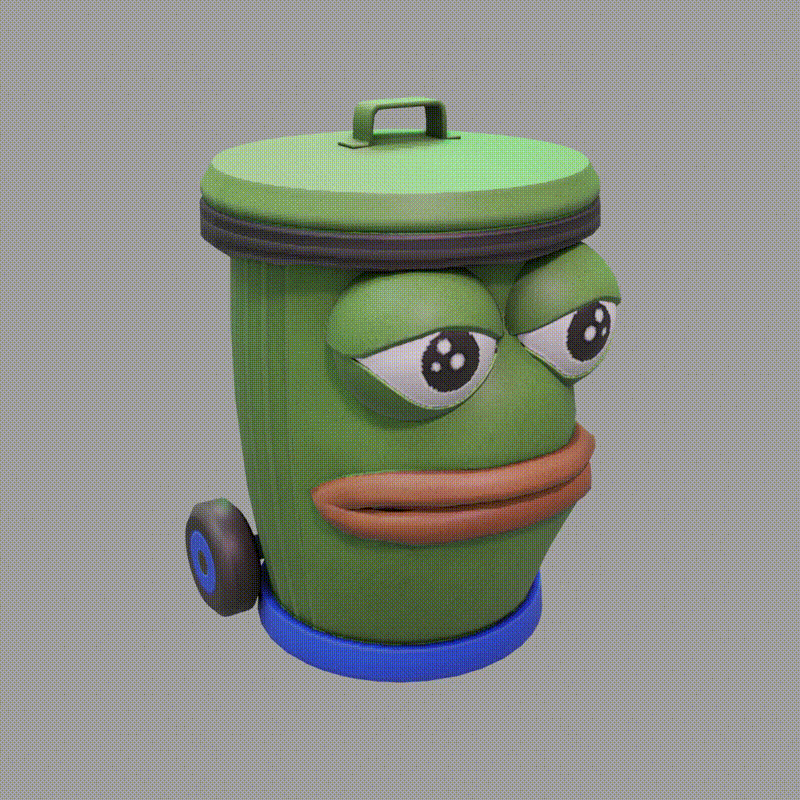 PEPE Trash Can