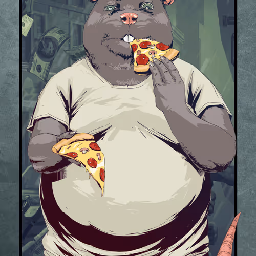 Pizza Rat - #26 of 100
