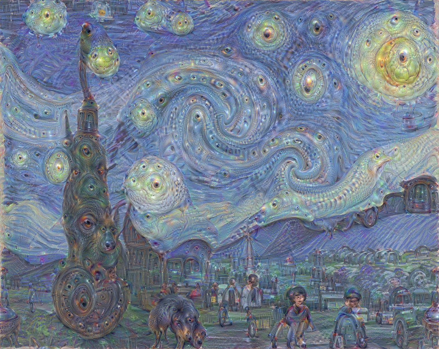 Deep Dream is looking for patterns everywhere 2015/05