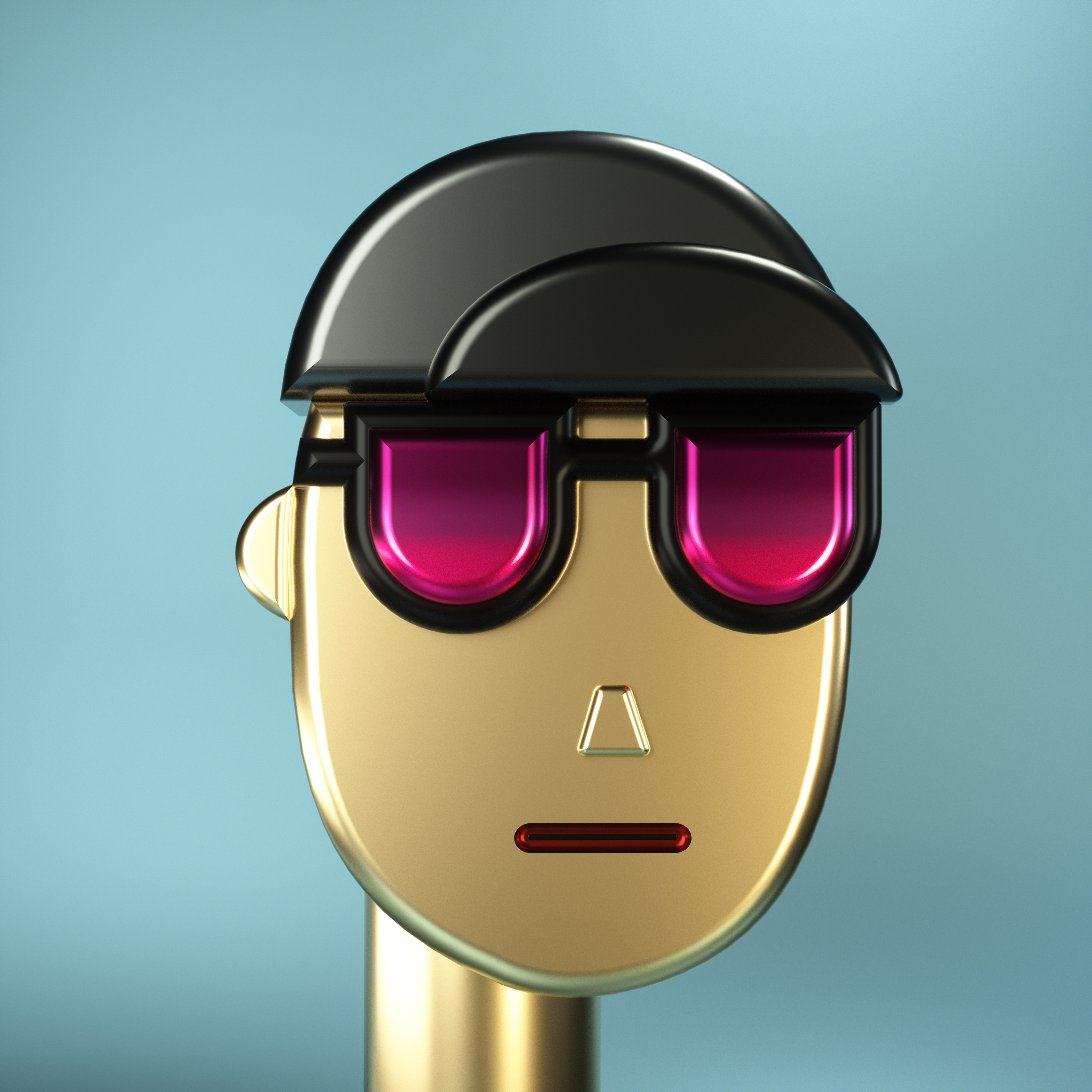 3D Chrome Punk #0969
