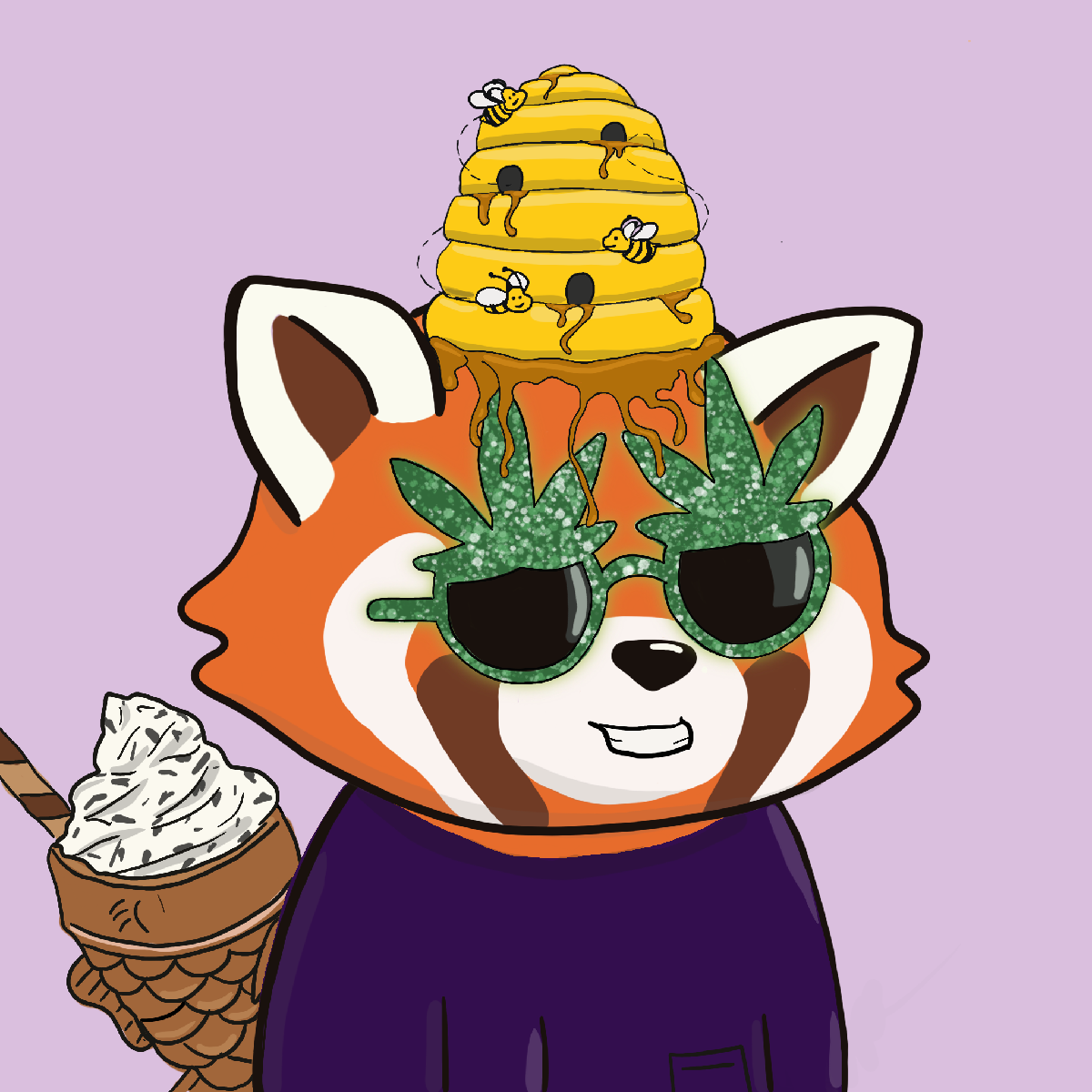 Okay Red Panda #7280