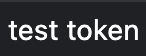 Test token
