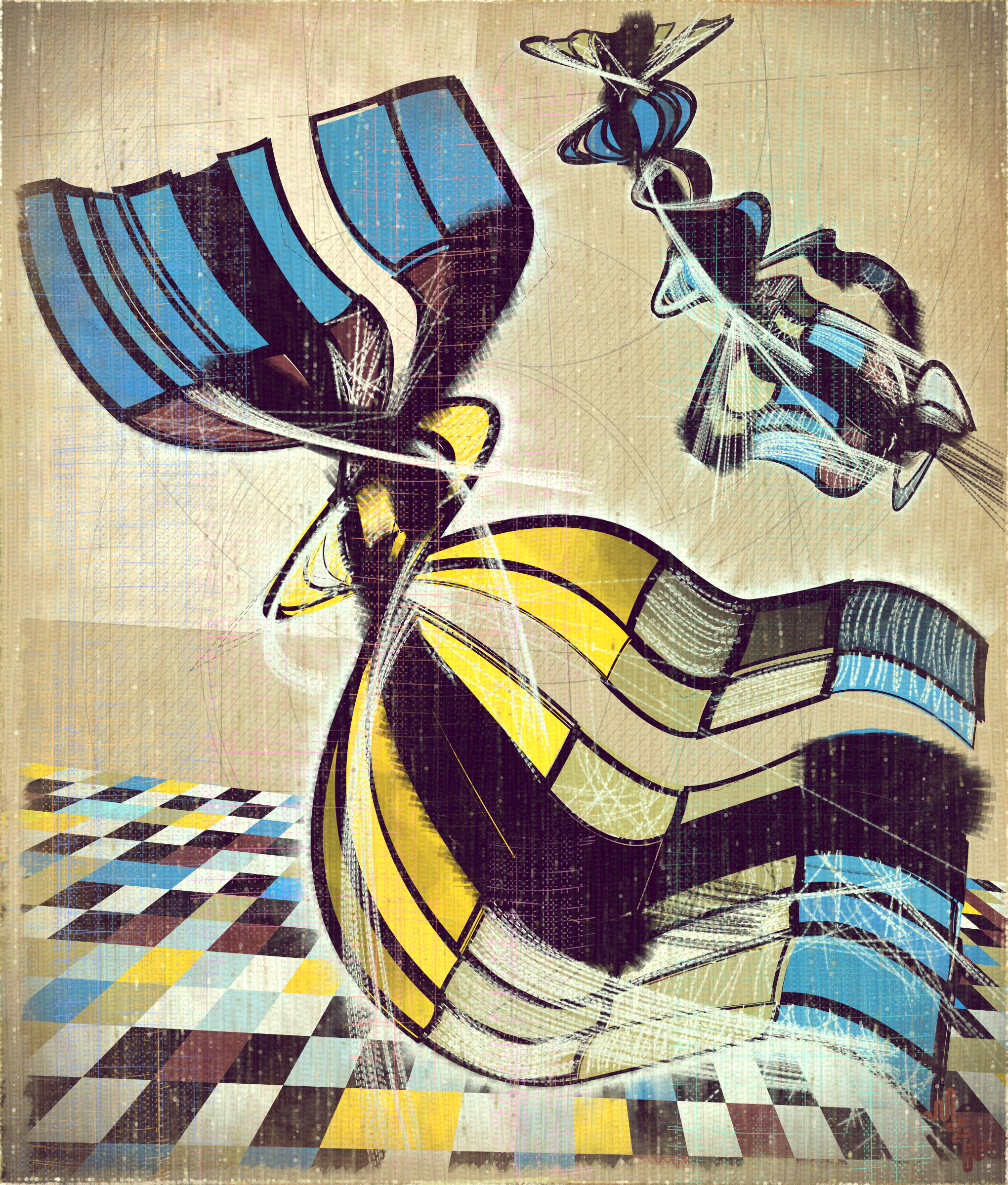 Amplitudes of Canvas #228