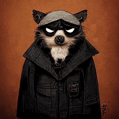Rug Pull Racoon 042
