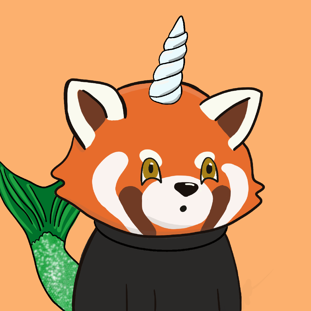 Okay Red Panda #6605